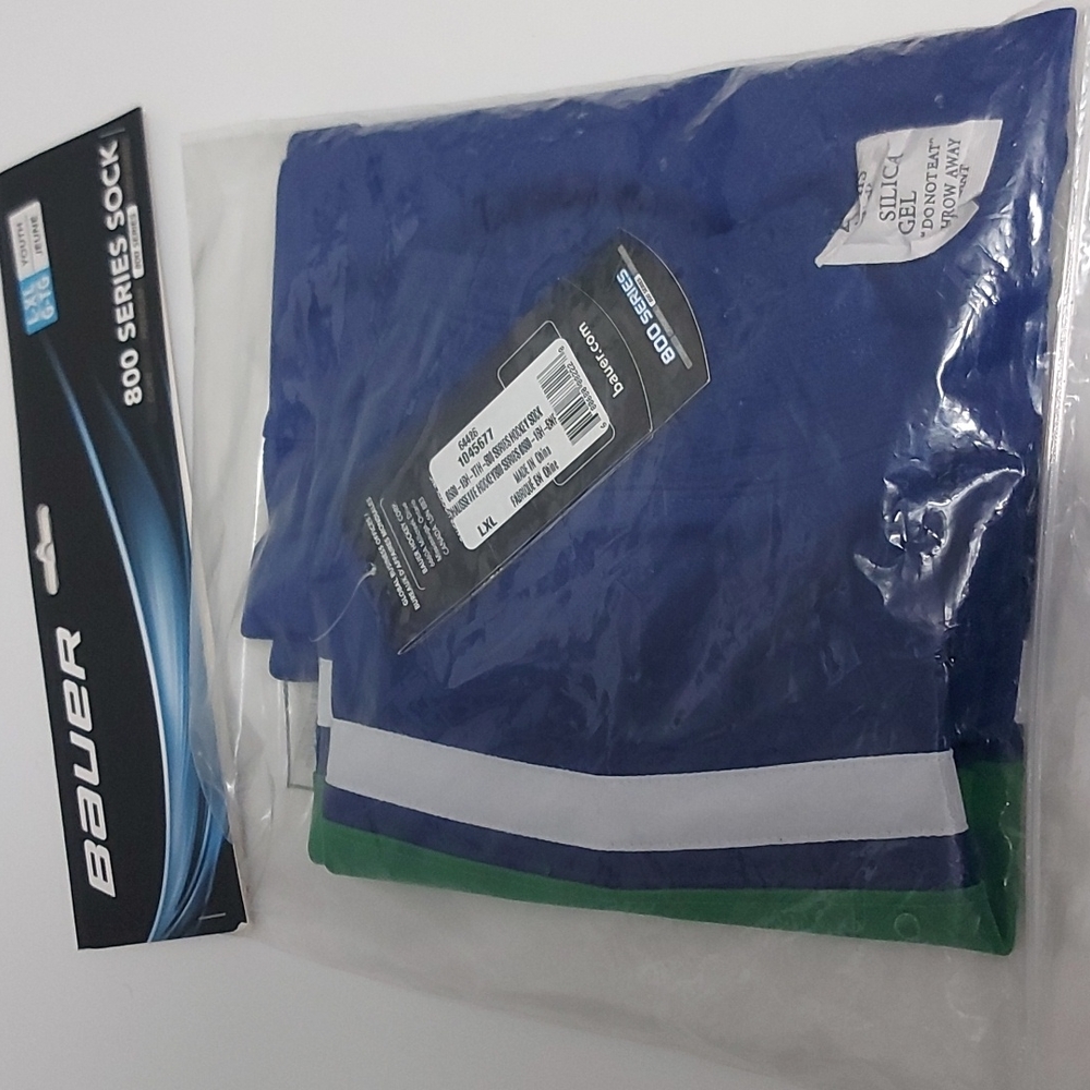 NWT Bauer youth hockey sock sz LXL